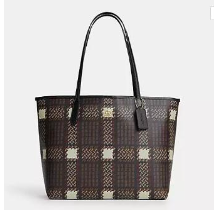 COACH 蔻驰City Tote格子托特包 3折$119.4