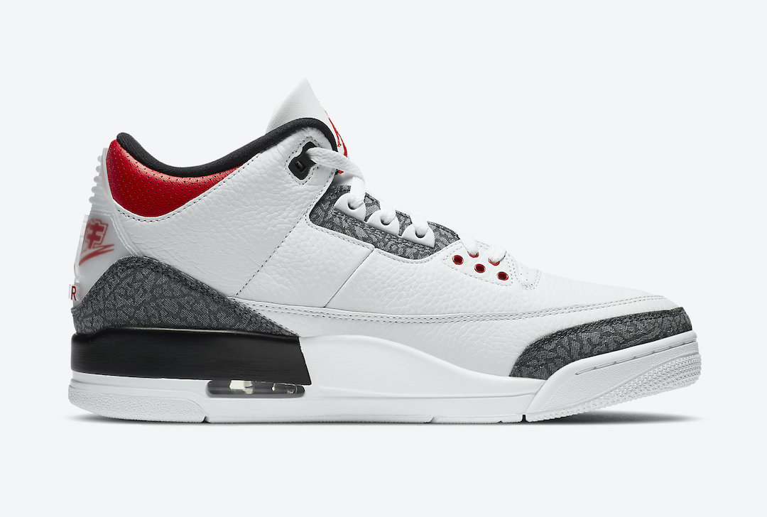 种草！AJ球鞋全新配色 Air Jordan 3 SE DNM “Fire Red”